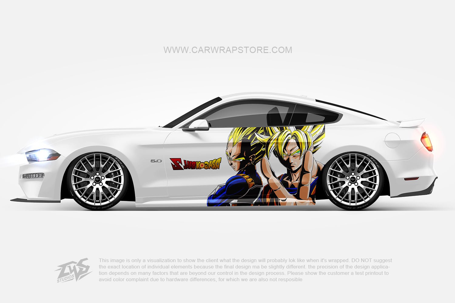 Son Goku and Vegeta【DBZ-15】 - Car Wrap Store
