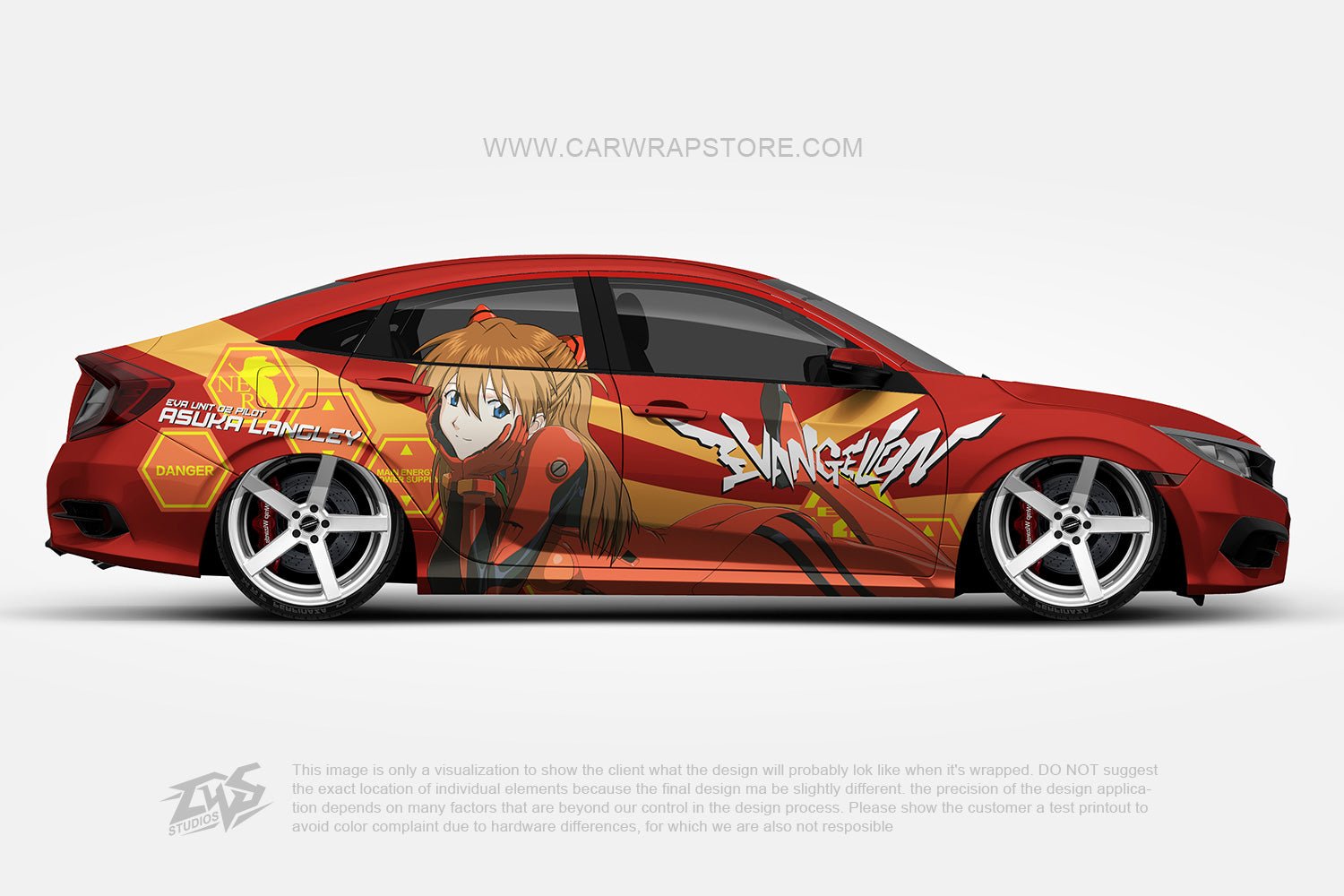 Soryu Asuka Langley Neon Genesis Evangelion【EVA-02】 - Car Wrap Store