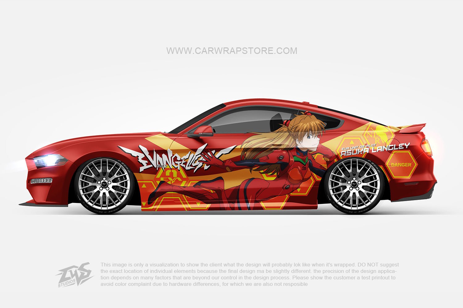 Soryu Asuka Langley Neon Genesis Evangelion【EVA-02】 - Car Wrap Store