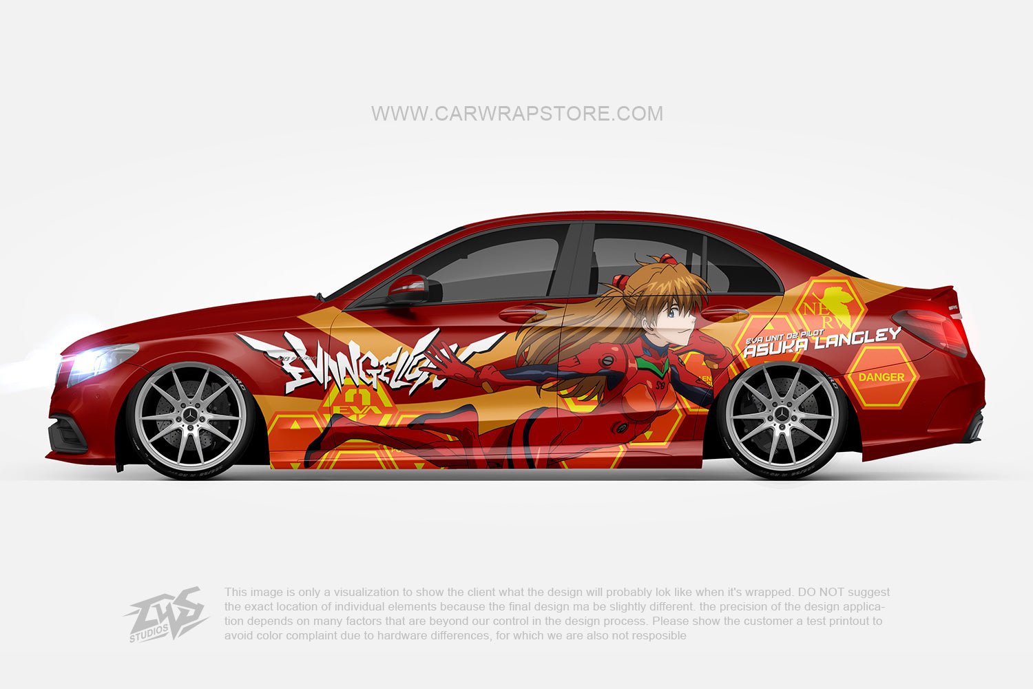 Soryu Asuka Langley Neon Genesis Evangelion【EVA-02】 - Car Wrap Store
