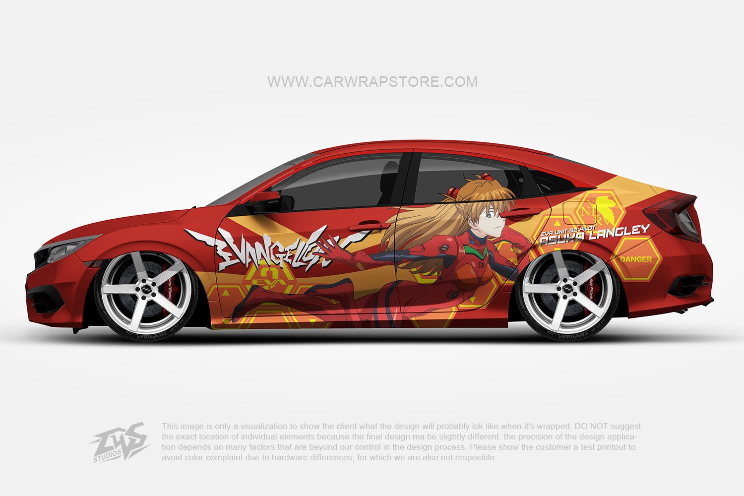 Soryu Asuka Langley Neon Genesis Evangelion【EVA-02】 - Car Wrap Store