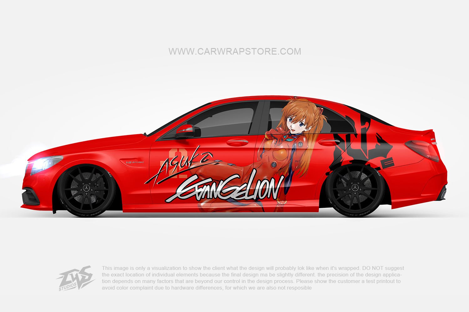 Soryu Asuka Langley Neon Genesis Evangelion【EVA-08】 - Car Wrap Store