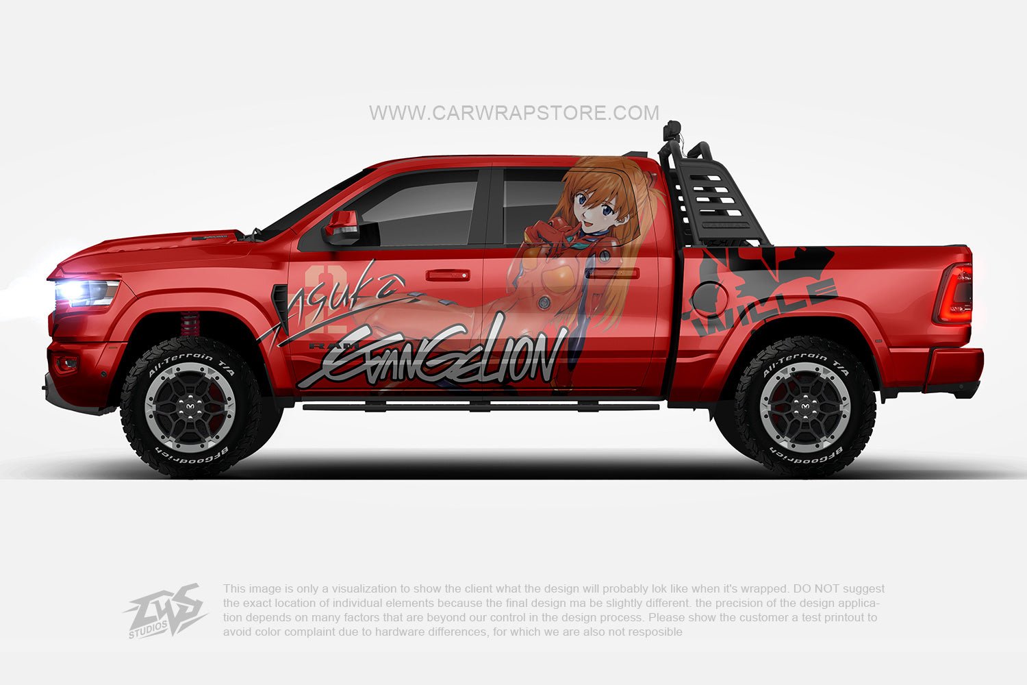 Soryu Asuka Langley Neon Genesis Evangelion【EVA-08】 - Car Wrap Store