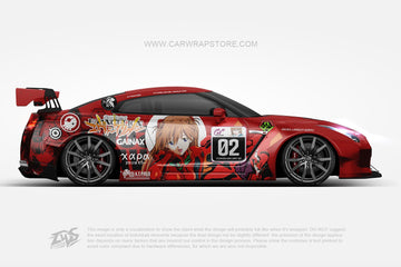 Soryu Asuka Langley Neon Genesis Evangelion【EVA-10】 - Car Wrap Store