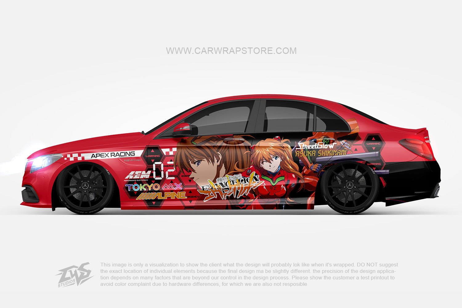 Soryu Asuka Langley Neon Genesis Evangelion【EVA-11】 - Car Wrap Store