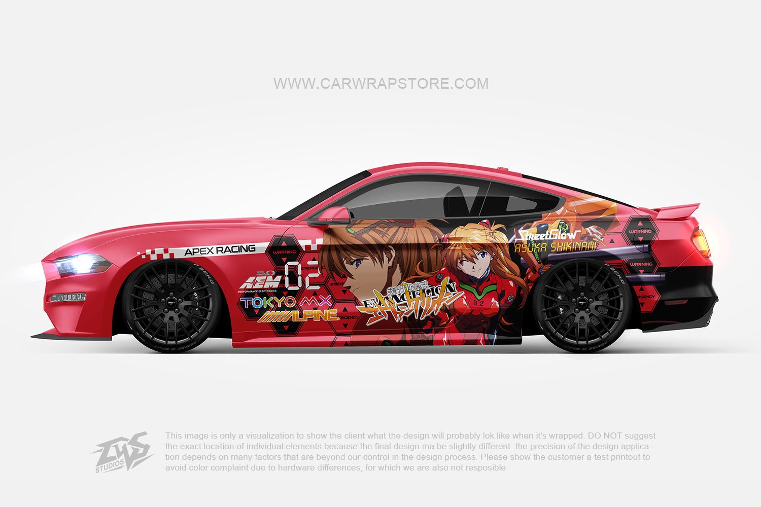 Soryu Asuka Langley Neon Genesis Evangelion【EVA-11】 - Car Wrap Store