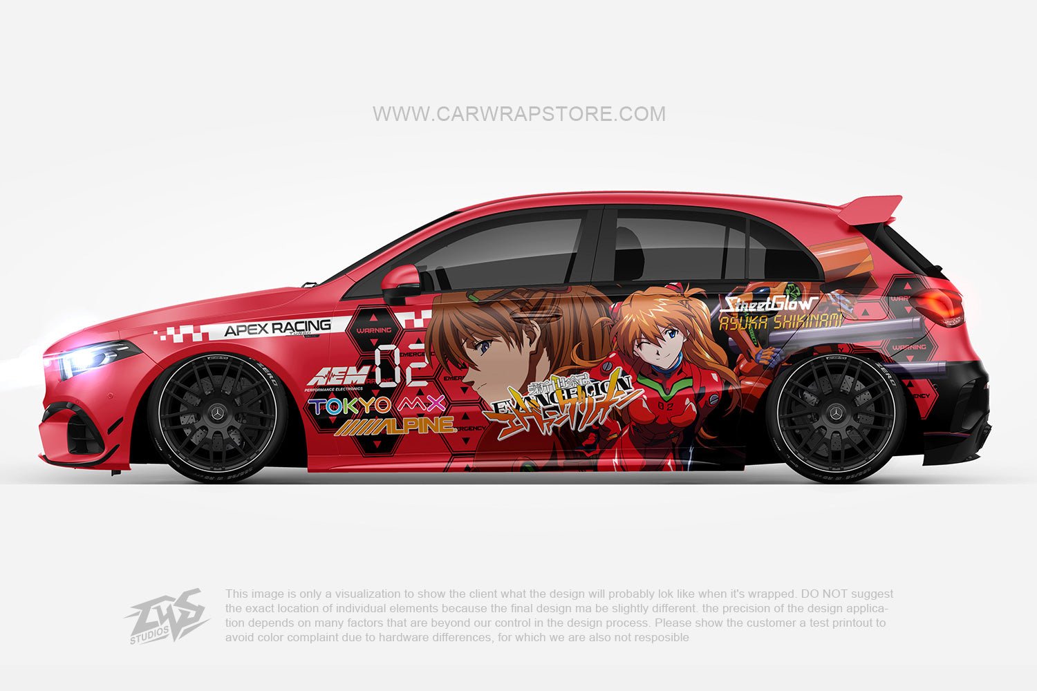 Soryu Asuka Langley Neon Genesis Evangelion【EVA-11】 - Car Wrap Store