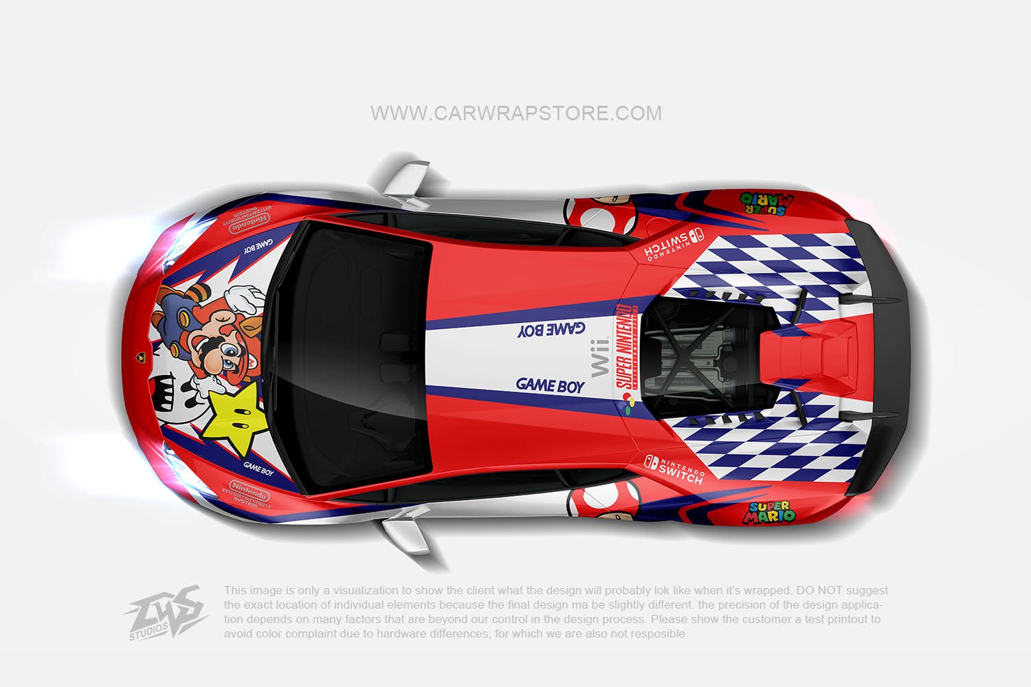 Super Mario【SMario-01】 - Car Wrap Store