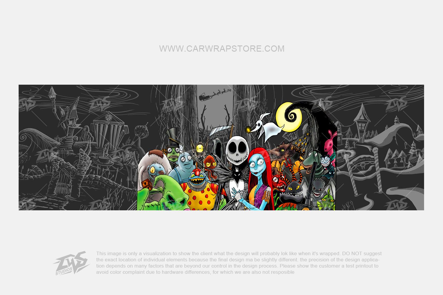 The Nightmare Before Christmas【NBC-01】 - Car Wrap Store
