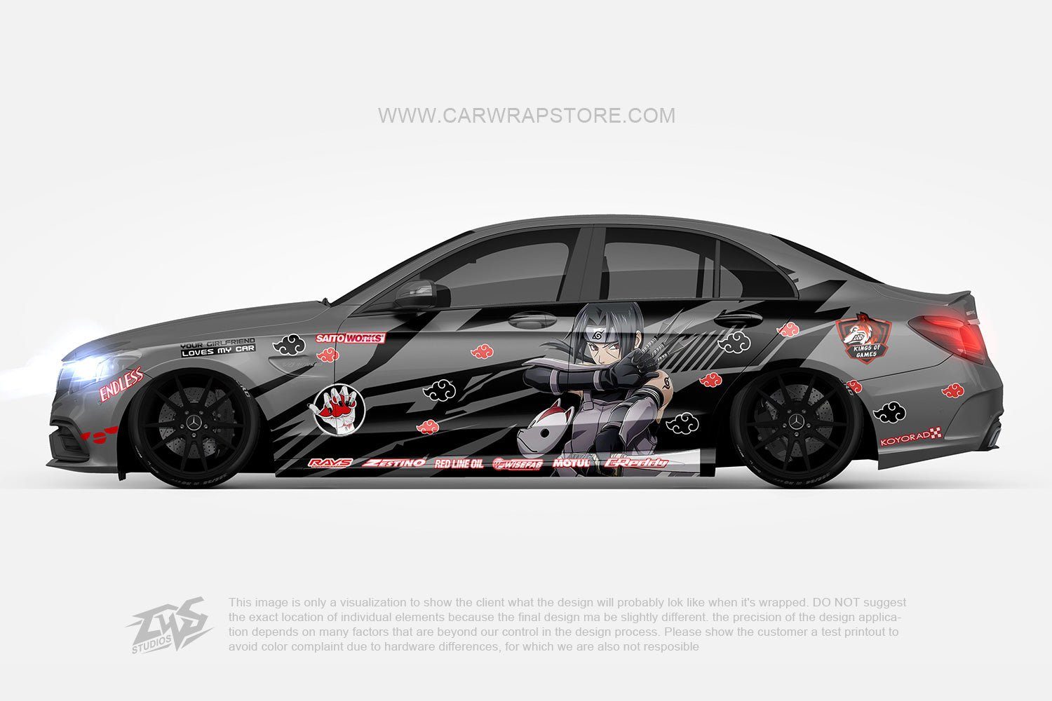 Uchiha Sasuke Naruto【NA-03】 - Car Wrap Store