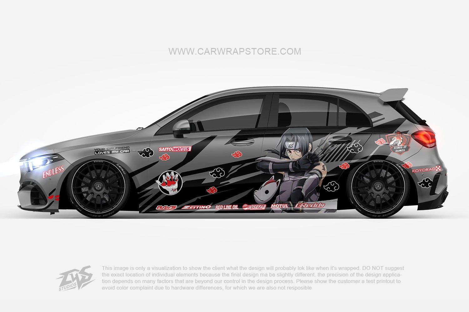 Uchiha Sasuke Naruto【NA-03】 - Car Wrap Store