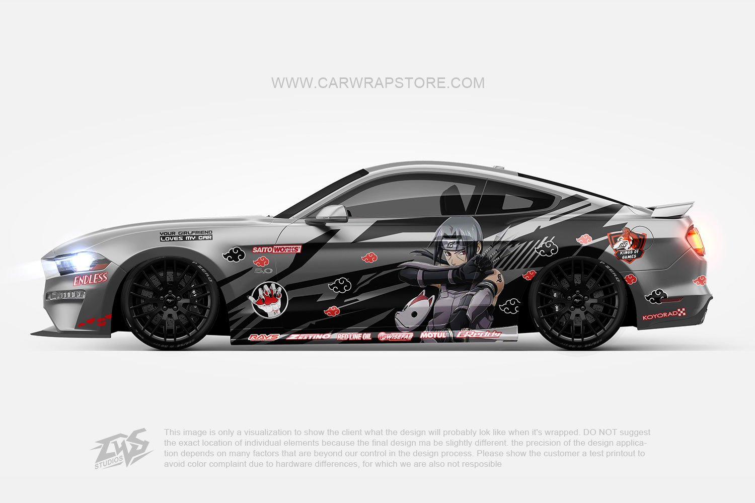 Uchiha Sasuke Naruto【NA-03】 - Car Wrap Store