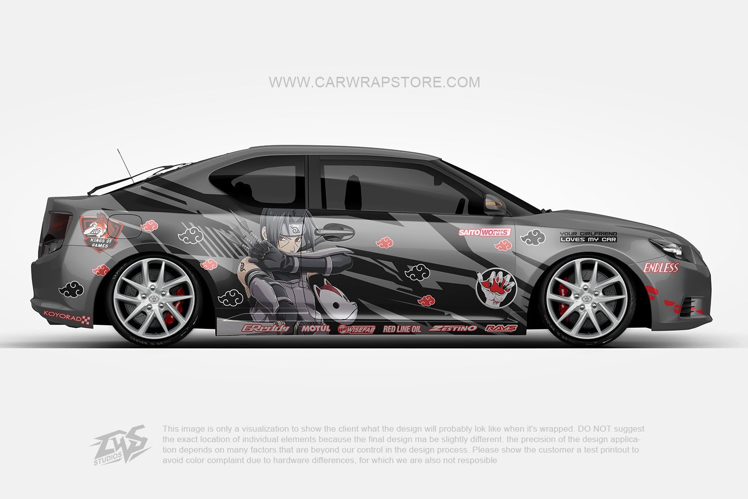 Uchiha Sasuke Naruto【NA-03】 - Car Wrap Store