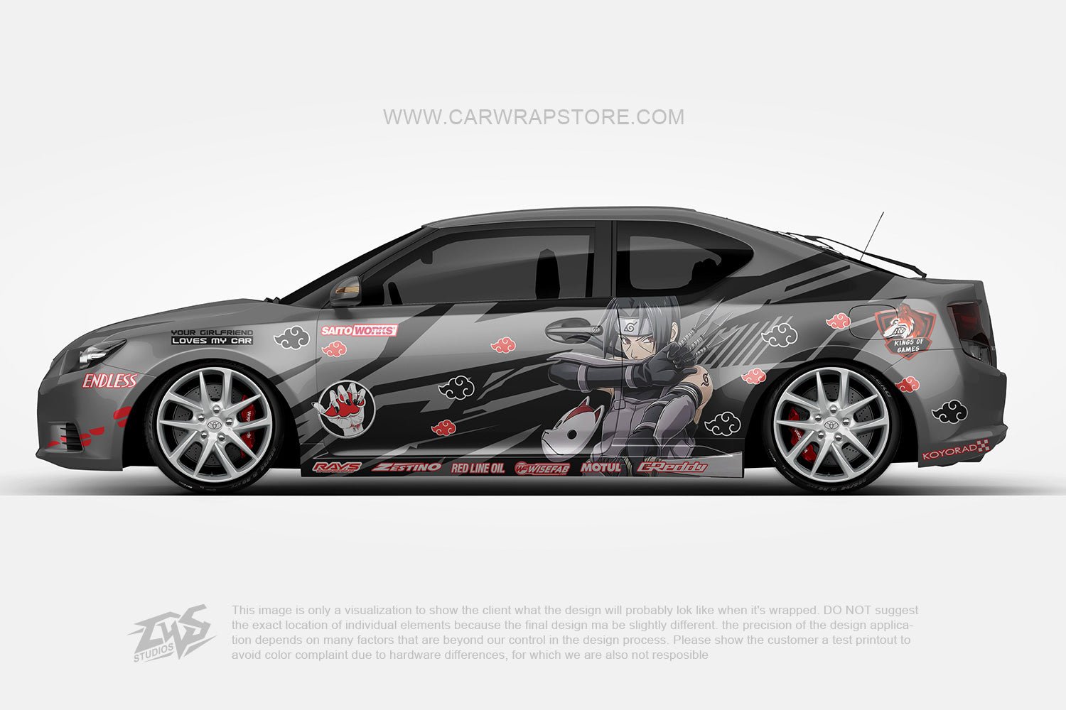 Uchiha Sasuke Naruto【NA-03】 - Car Wrap Store