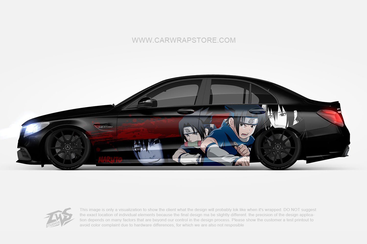 Uchiha Sasuke Naruto【NA-08】 - Car Wrap Store