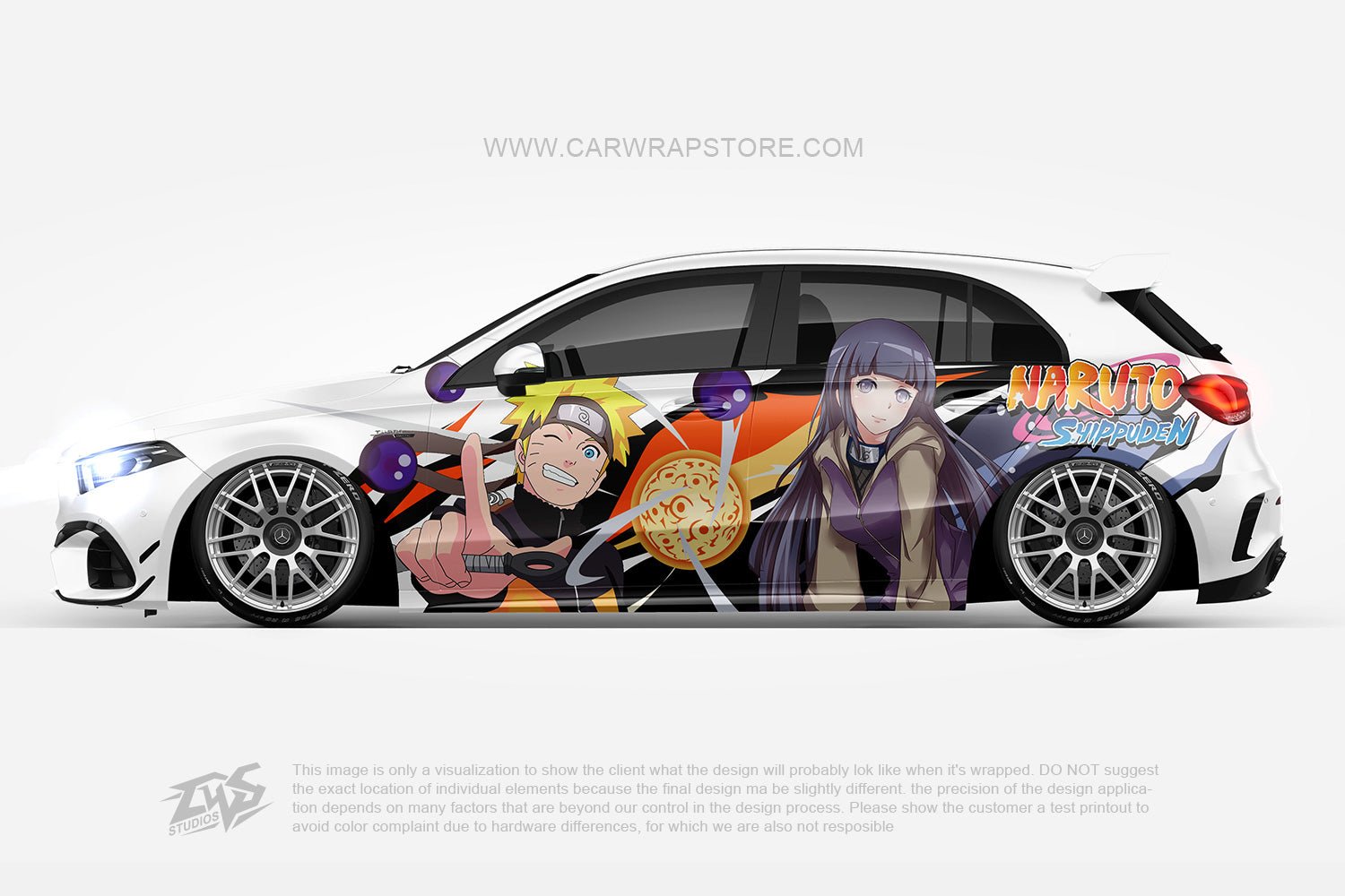 Uzumaki Naruto Hyuuga Hinata Naruto【NA-01】 - Car Wrap Store