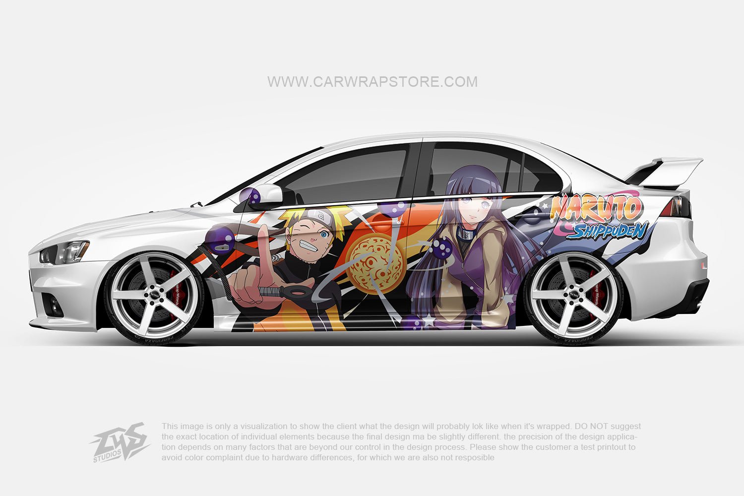 Uzumaki Naruto Hyuuga Hinata Naruto【NA-01】 - Car Wrap Store