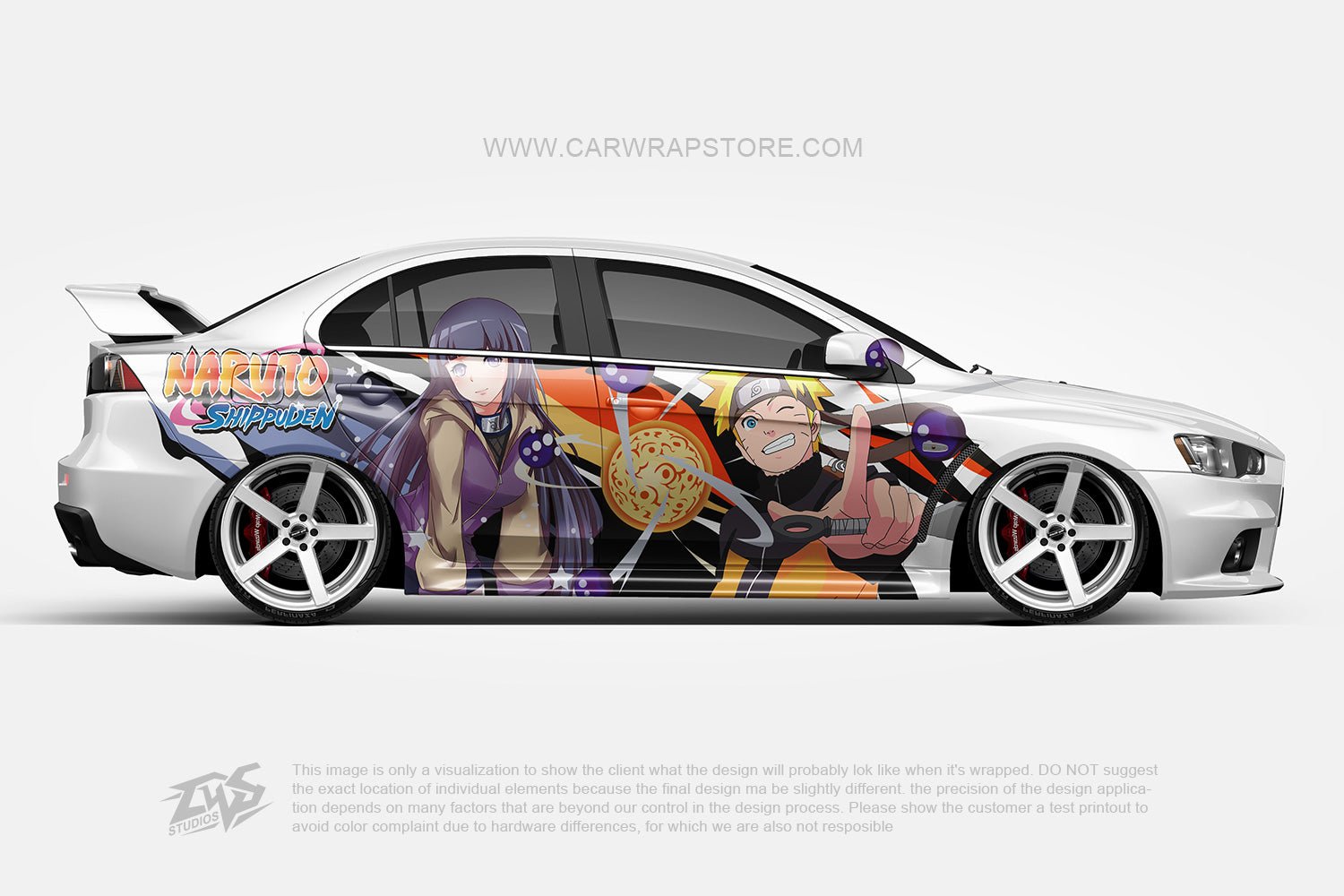 Uzumaki Naruto Hyuuga Hinata Naruto【NA-01】 - Car Wrap Store