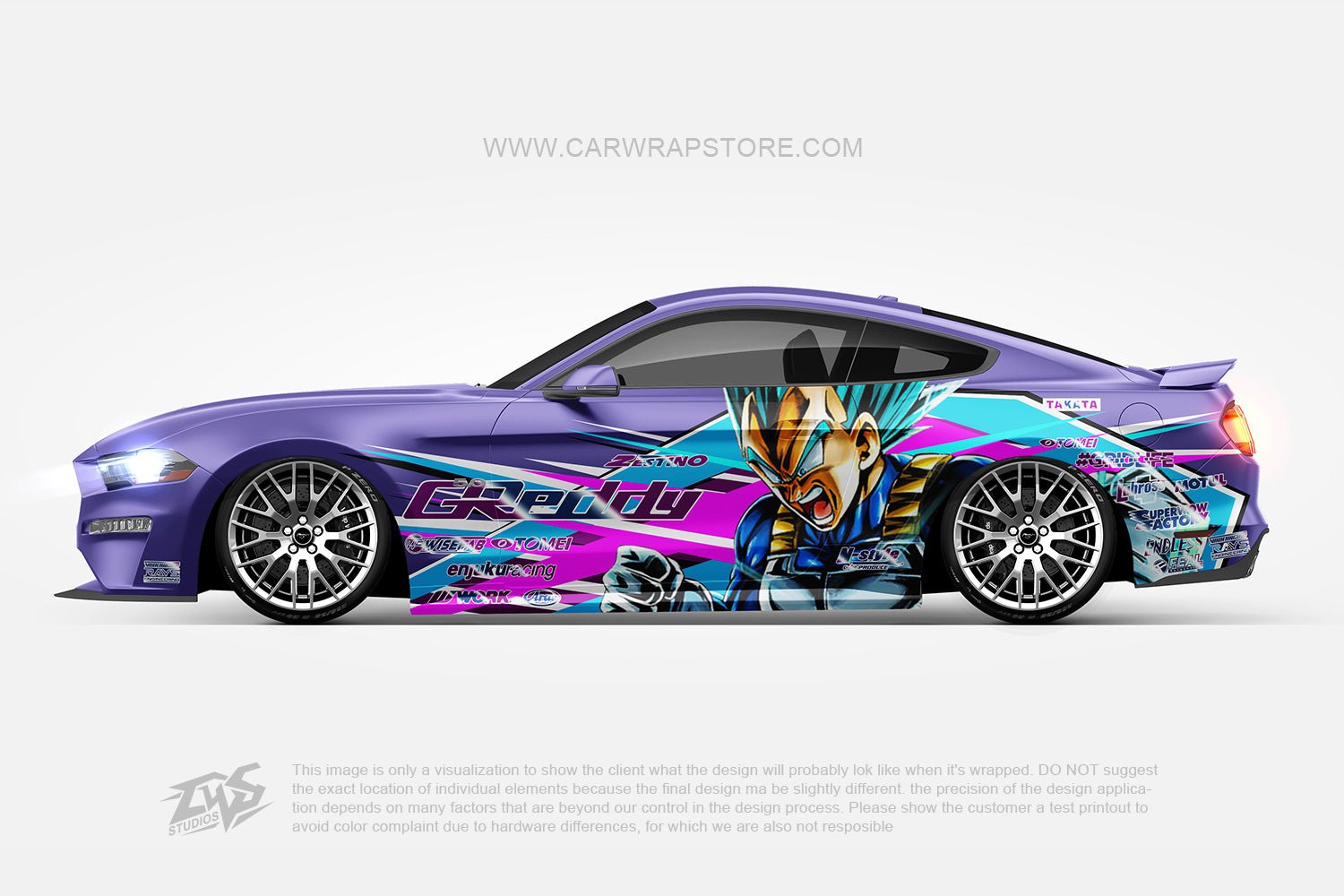 Vegeta Dragon Ball Z【DBZ-07】 - Car Wrap Store