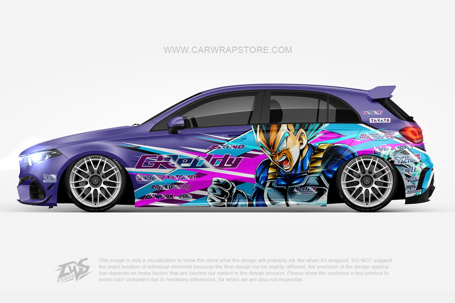 Vegeta Dragon Ball Z【DBZ-07】 - Car Wrap Store