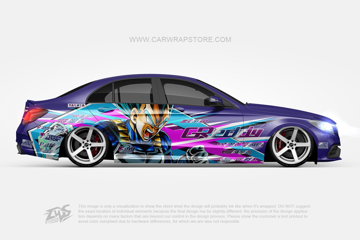 Vegeta Dragon Ball Z【DBZ-07】 - Car Wrap Store