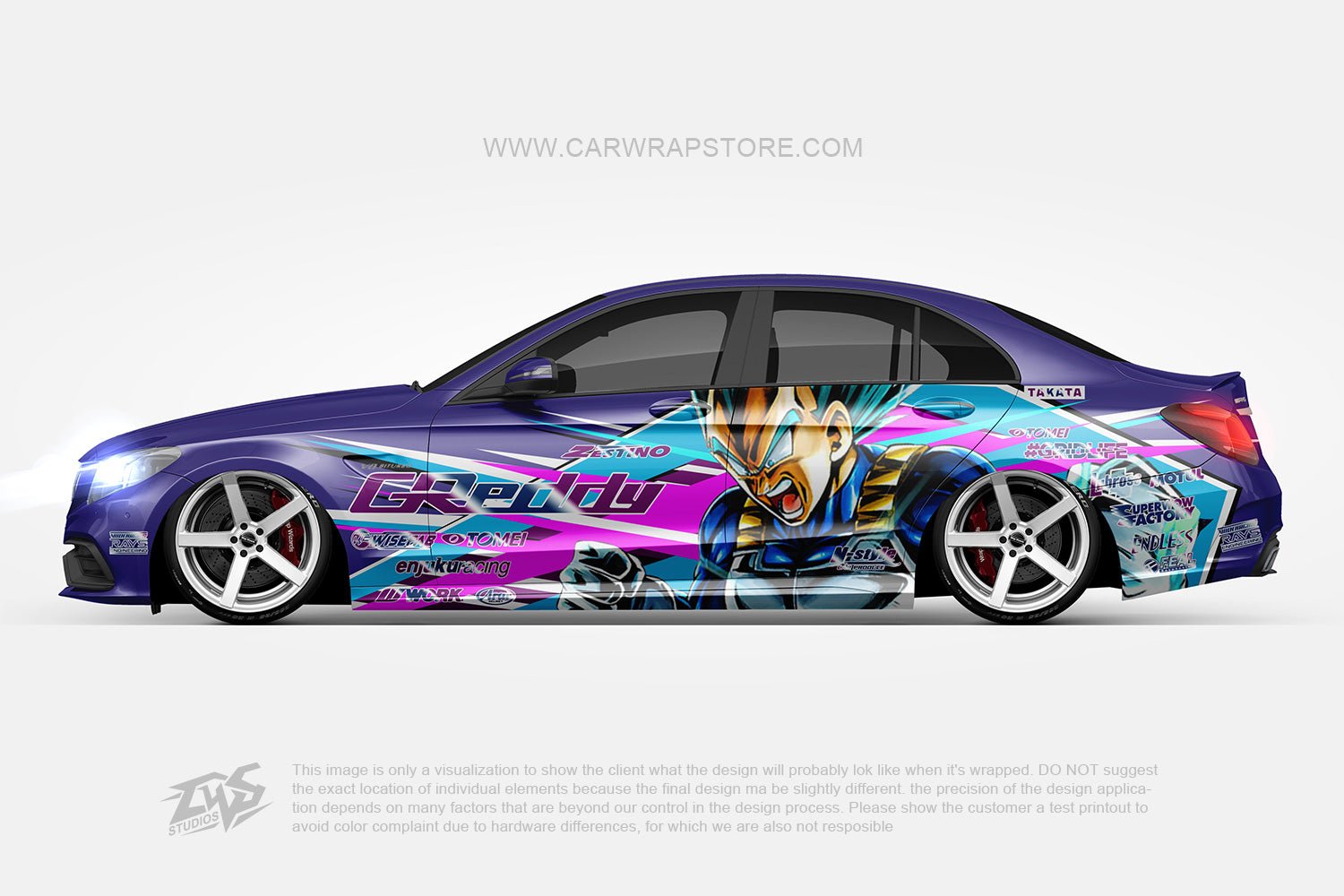 Vegeta Dragon Ball Z【DBZ-07】 - Car Wrap Store