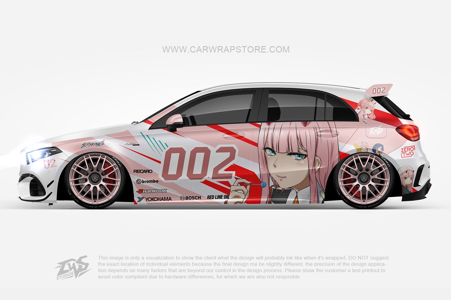 Zero Two DARLING in the FRANXX【002-01】 - Car Wrap Store