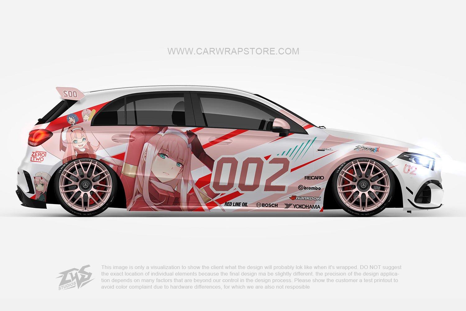 Zero Two DARLING in the FRANXX【002-01】 - Car Wrap Store