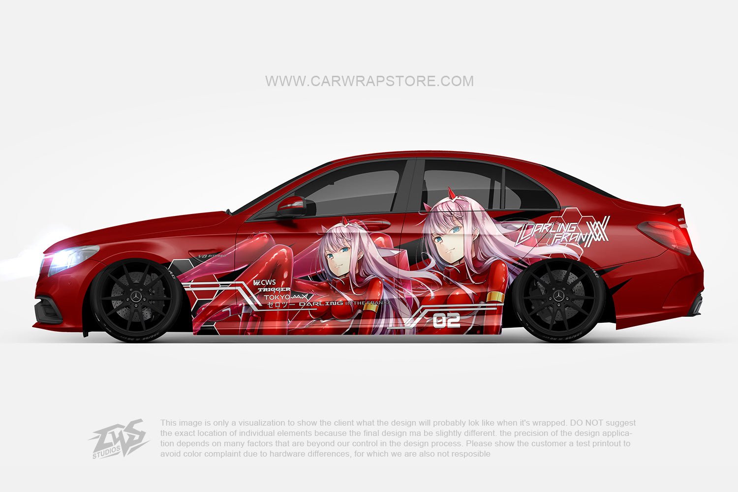 Zero Two DARLING in the FRANXX【002-02】 - Car Wrap Store