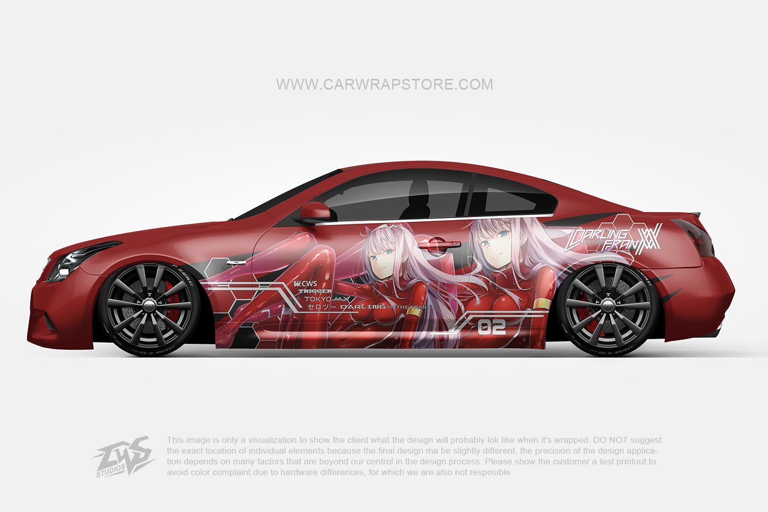 Zero Two DARLING in the FRANXX【002-02】 - Car Wrap Store
