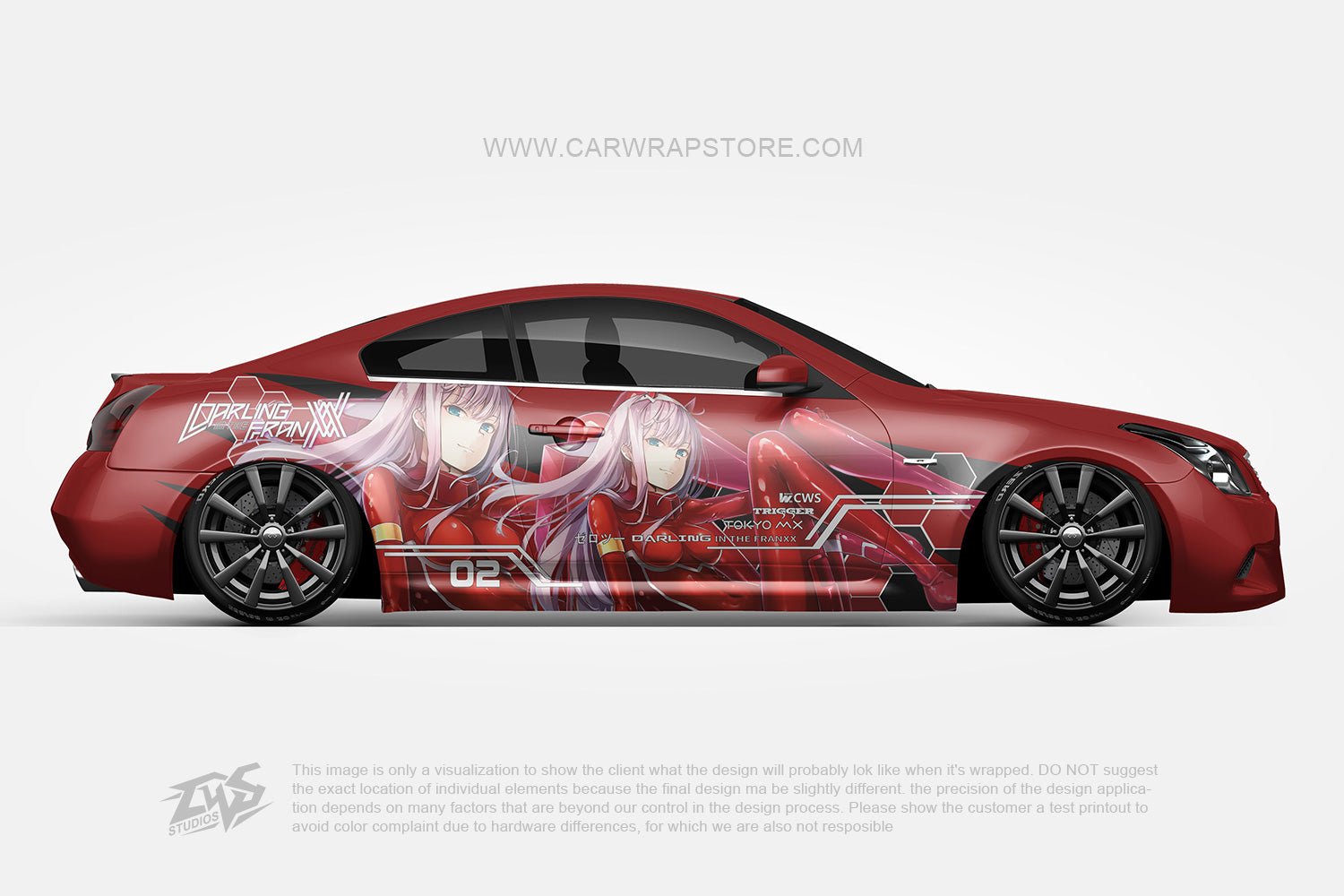 Zero Two DARLING in the FRANXX【002-02】 - Car Wrap Store
