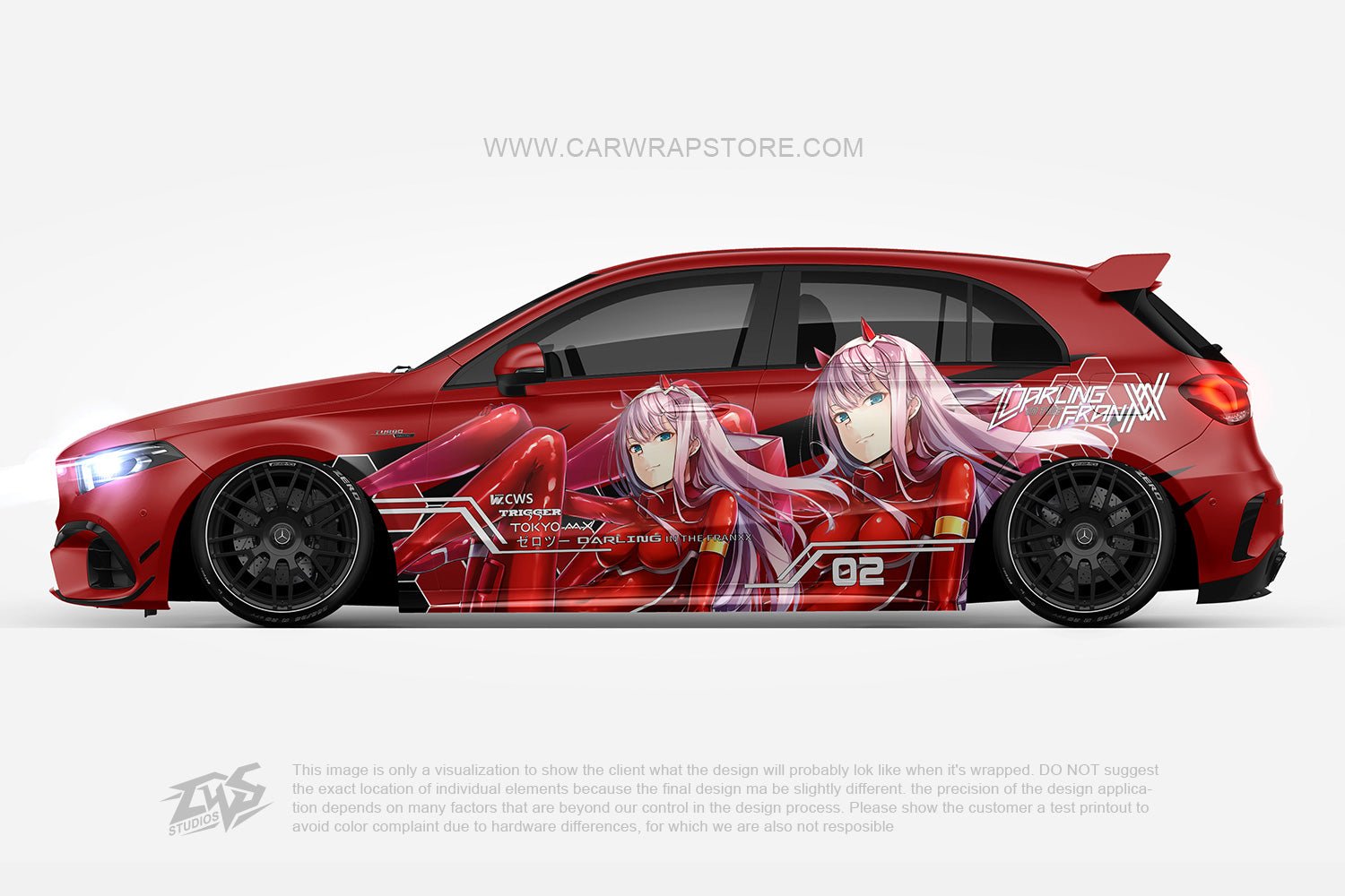 Zero Two DARLING in the FRANXX【002-02】 - Car Wrap Store