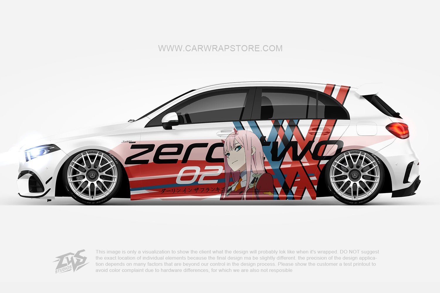 Zero Two DARLING in the FRANXX【002-04】 - Car Wrap Store