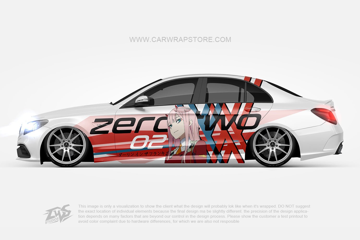 Zero Two DARLING in the FRANXX【002-04】 - Car Wrap Store