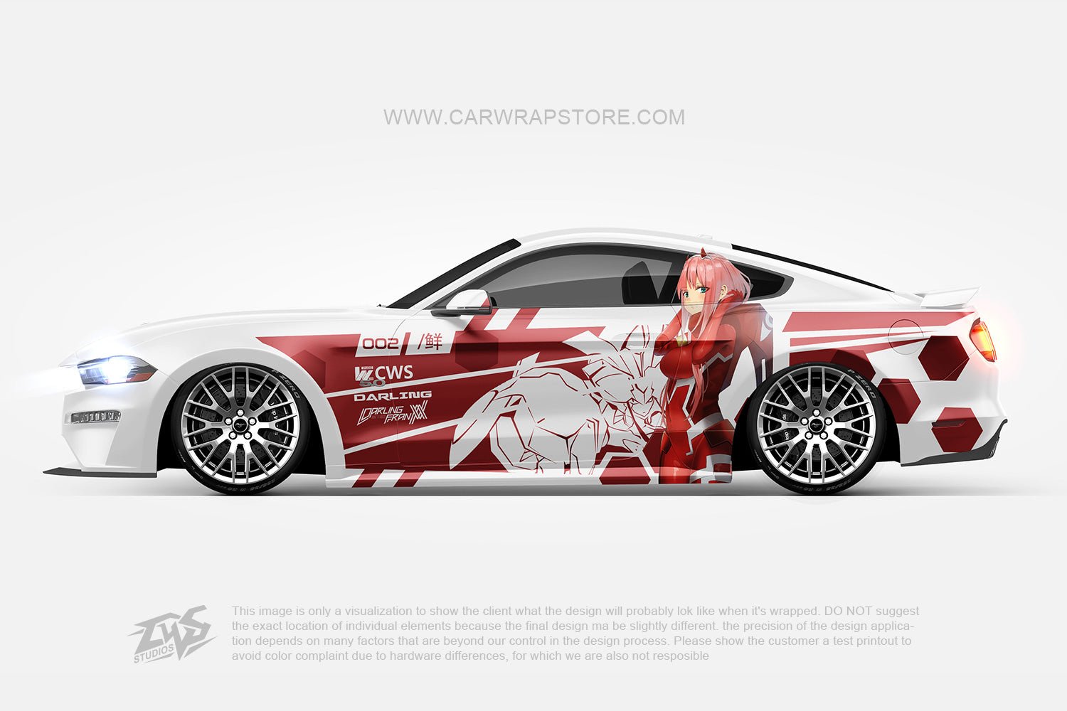 Zero Two DARLING in the FRANXX【002-05】 - Car Wrap Store