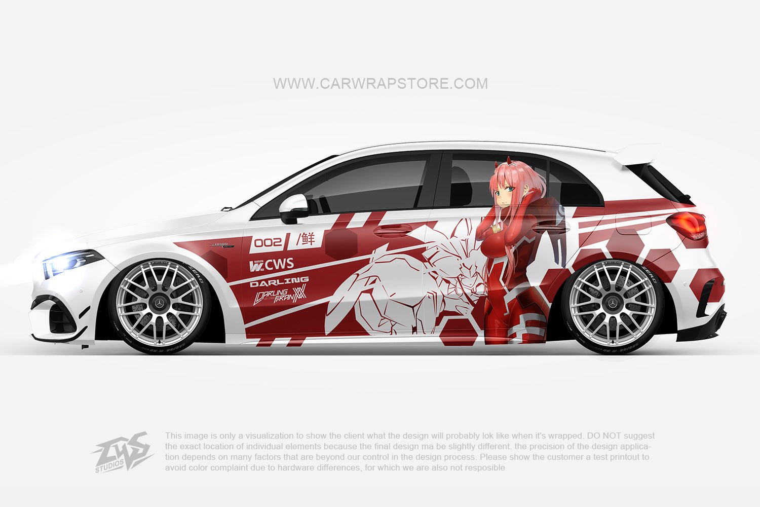 Zero Two DARLING in the FRANXX【002-05】 - Car Wrap Store