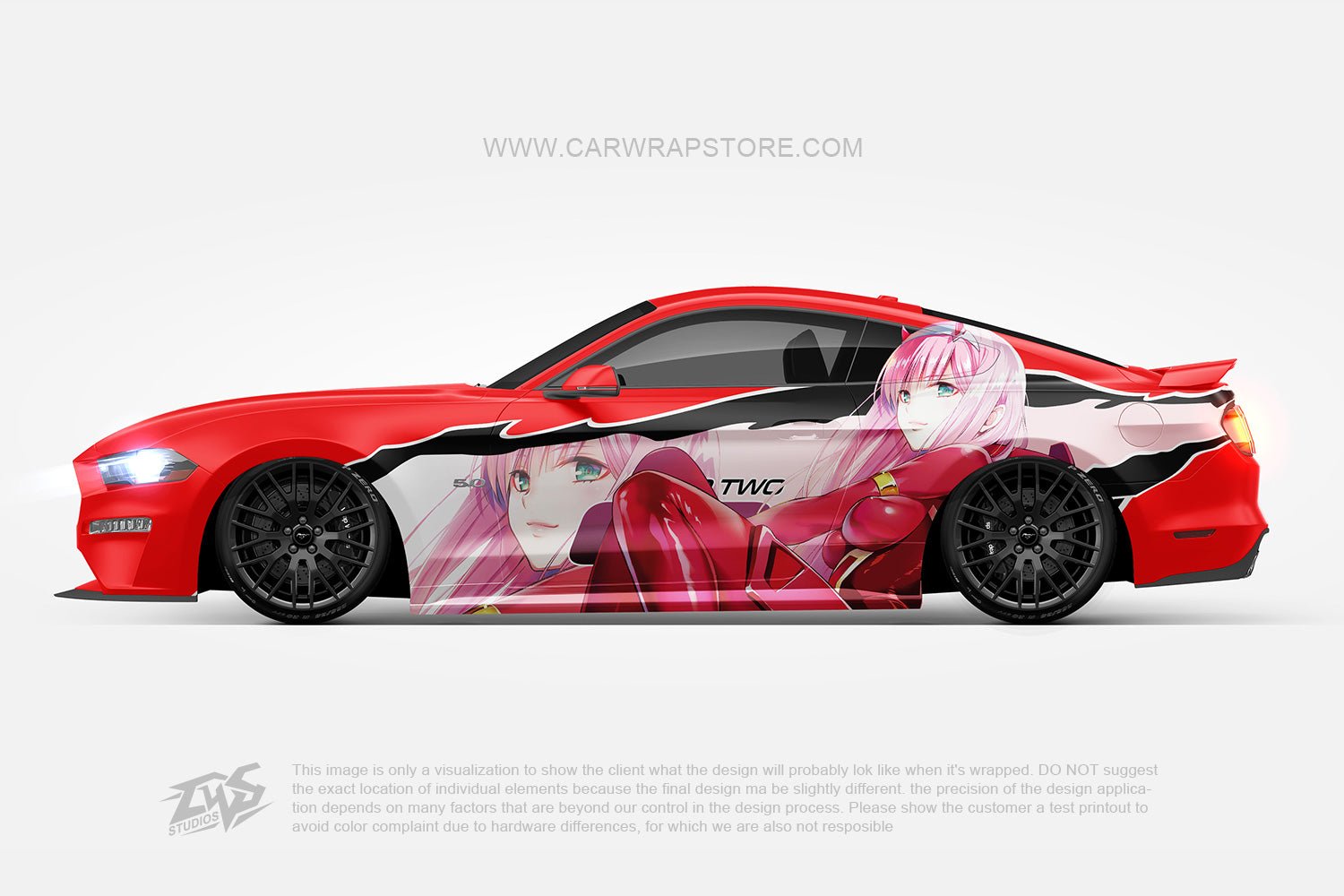 Zero Two DARLING in the FRANXX【002-06】 - Car Wrap Store