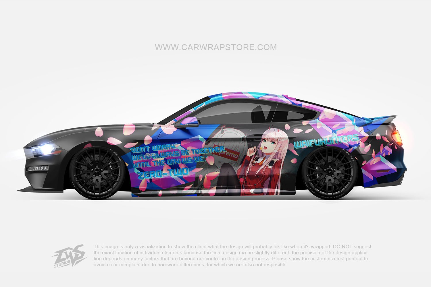 Zero Two DARLING in the FRANXX【002-07】 - Car Wrap Store