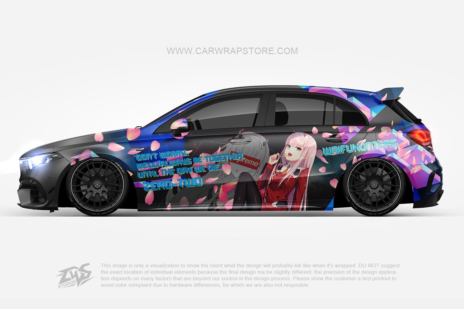 Zero Two DARLING in the FRANXX【002-07】 - Car Wrap Store