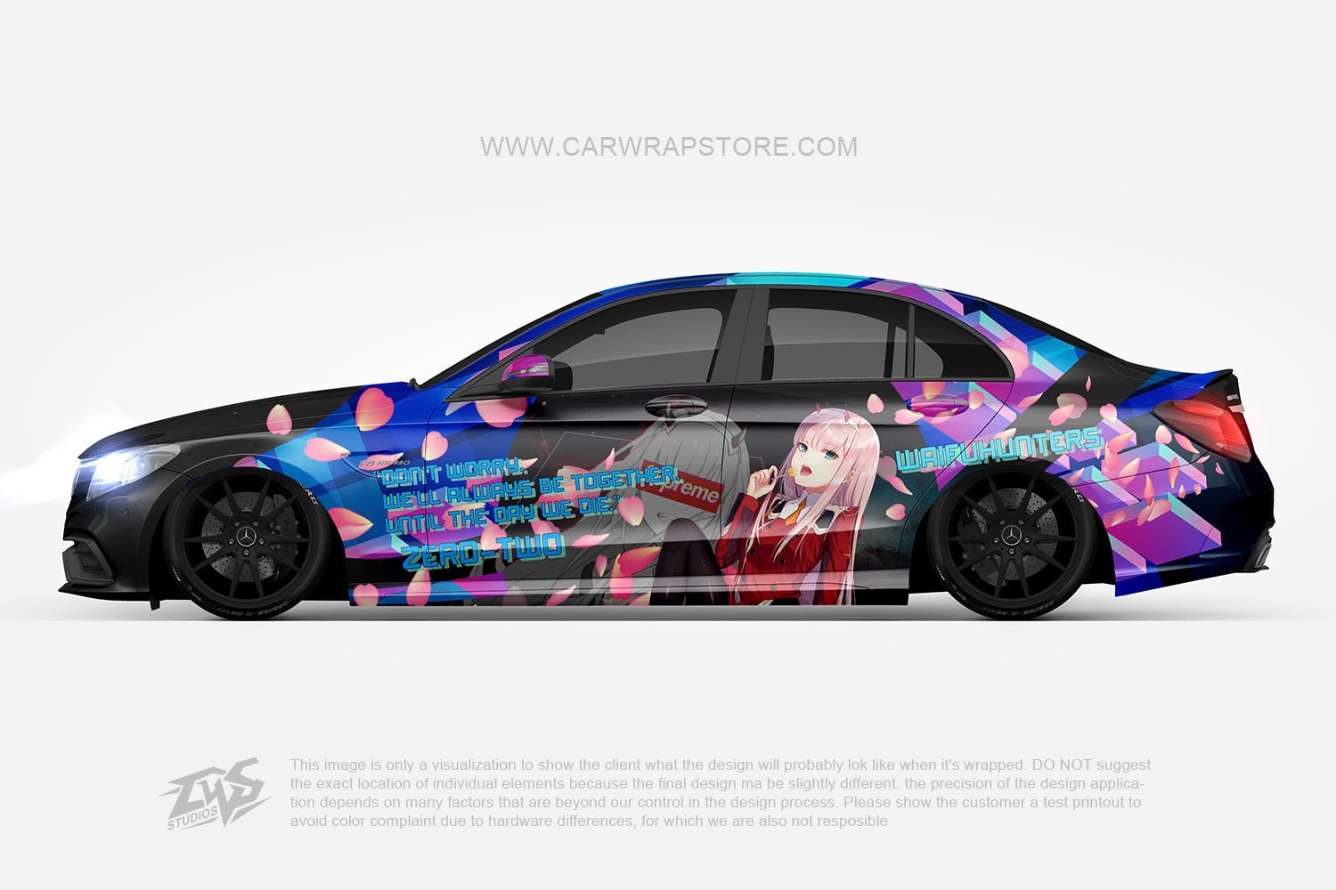 Zero Two DARLING in the FRANXX【002-07】 - Car Wrap Store
