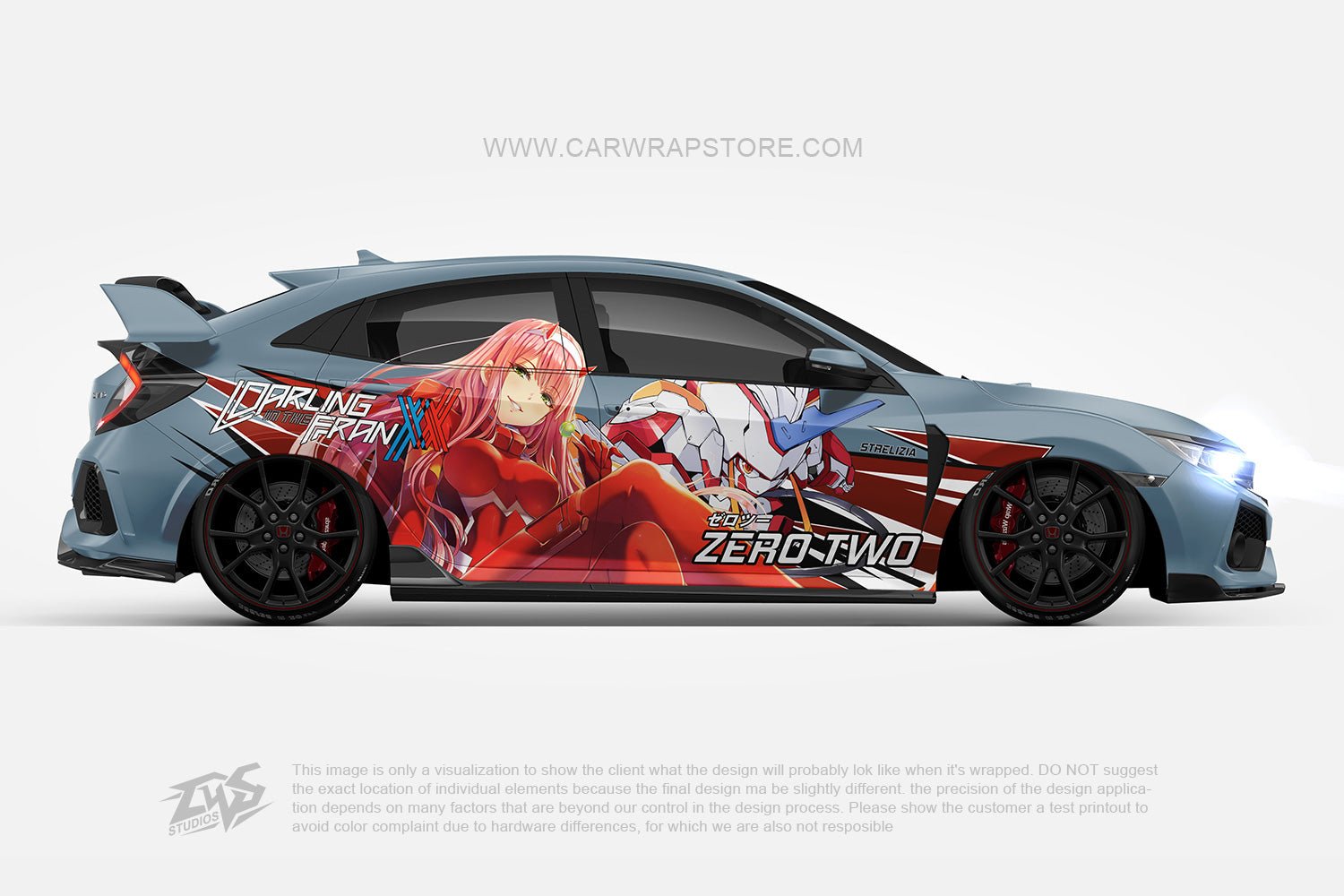 Zero Two DARLING in the FRANXX【002-09】 - Car Wrap Store