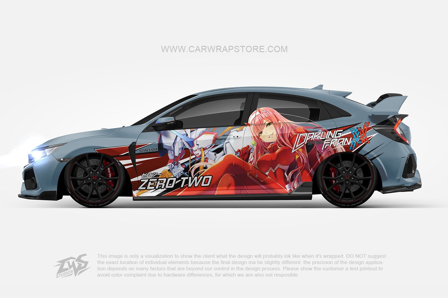 Zero Two DARLING in the FRANXX【002-09】 - Car Wrap Store