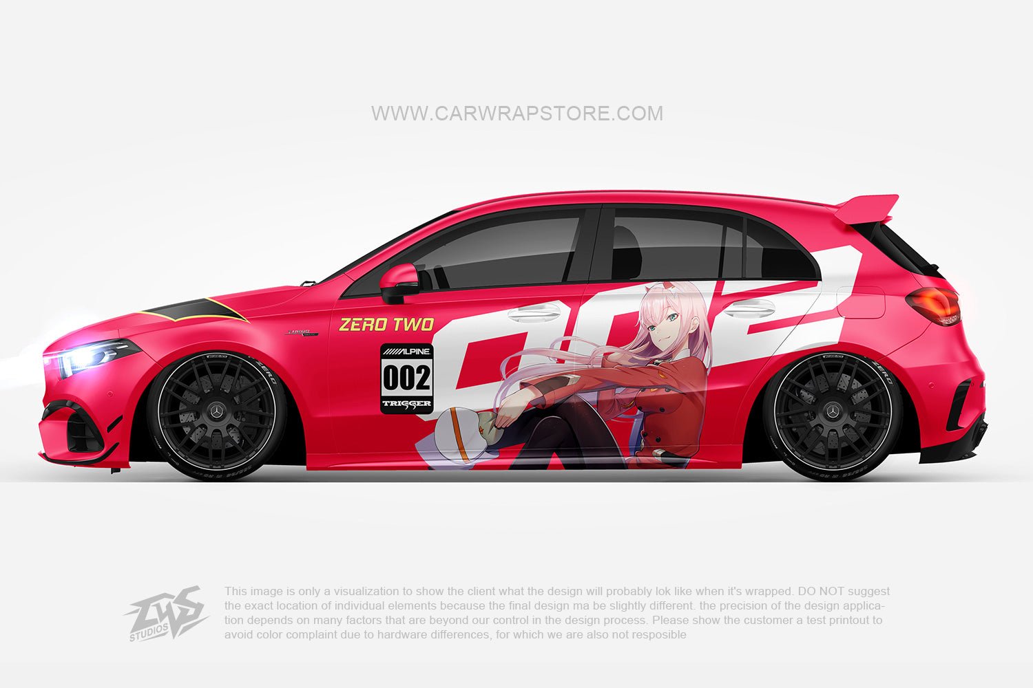 Zero Two DARLING in the FRANXX【002-10】 - Car Wrap Store
