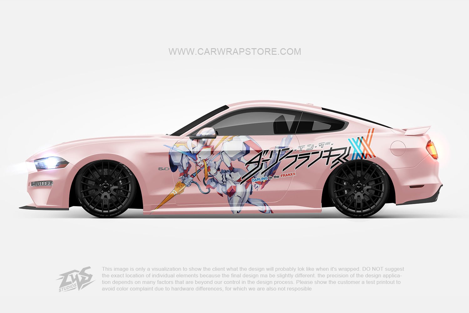 Zero Two DARLING in the FRANXX【002-11】 - Car Wrap Store