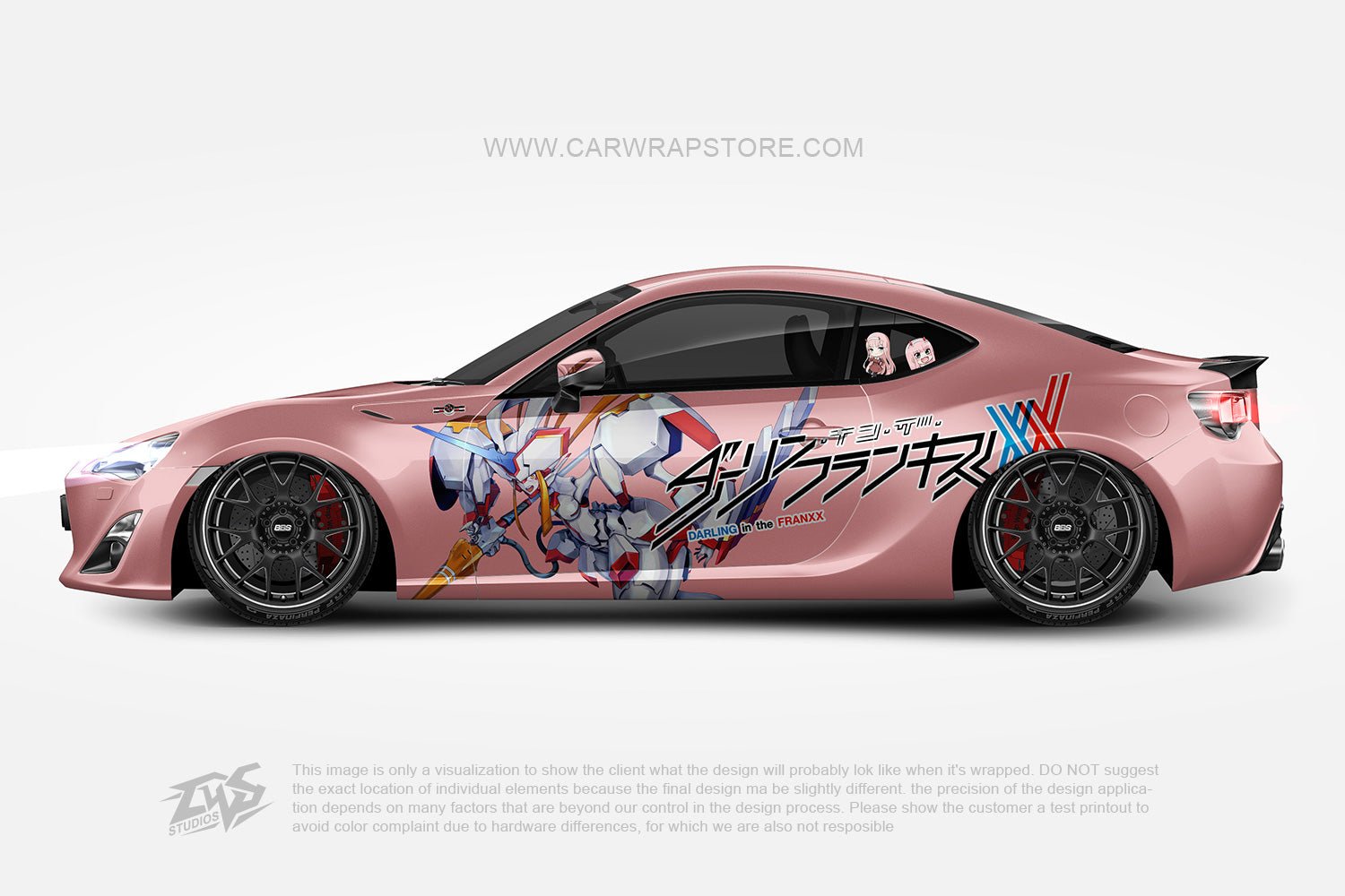 Zero Two DARLING in the FRANXX【002-11】 - Car Wrap Store
