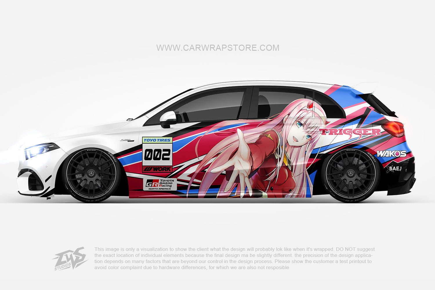 Zero Two DARLING in the FRANXX【002-12】 - Car Wrap Store