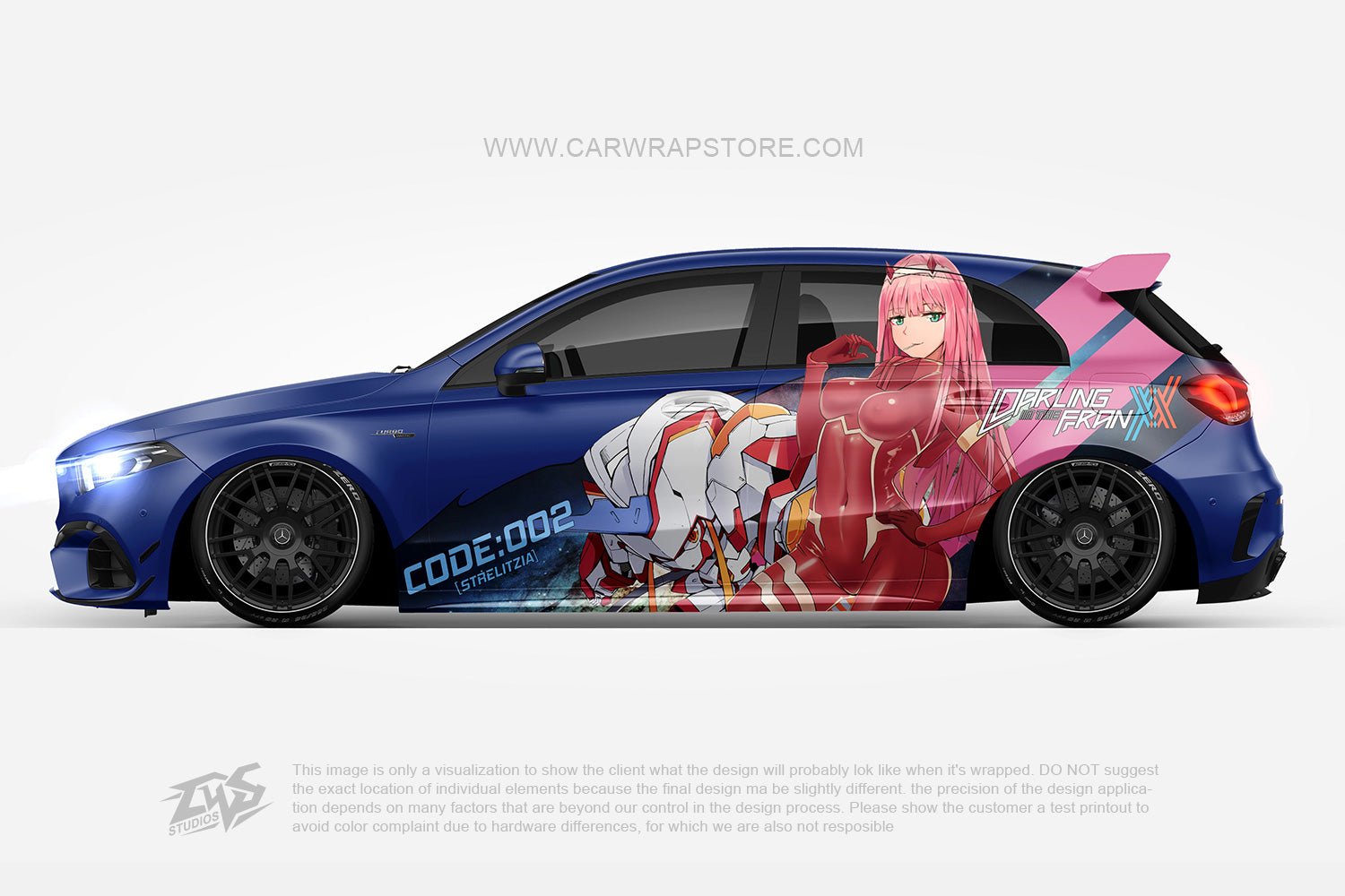 Zero Two DARLING in the FRANXX【002-13】 - Car Wrap Store