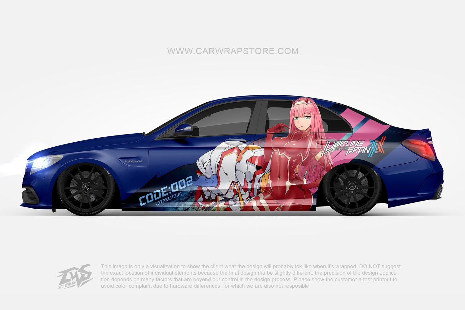 Zero Two DARLING in the FRANXX【002-13】 - Car Wrap Store