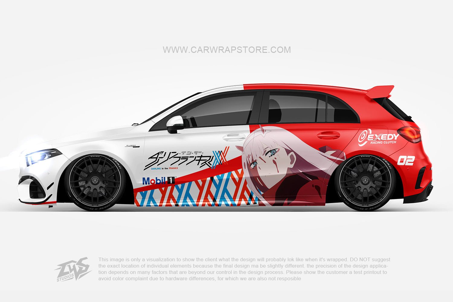 Zero Two DARLING in the FRANXX【002-14】 - Car Wrap Store