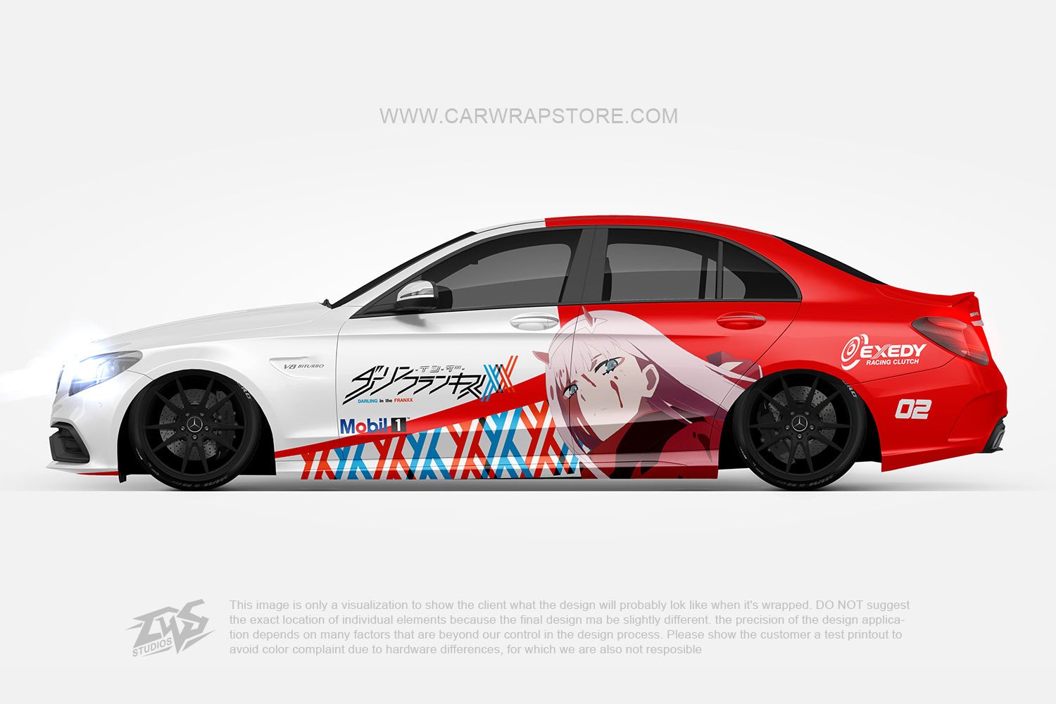 Zero Two DARLING in the FRANXX【002-14】 - Car Wrap Store